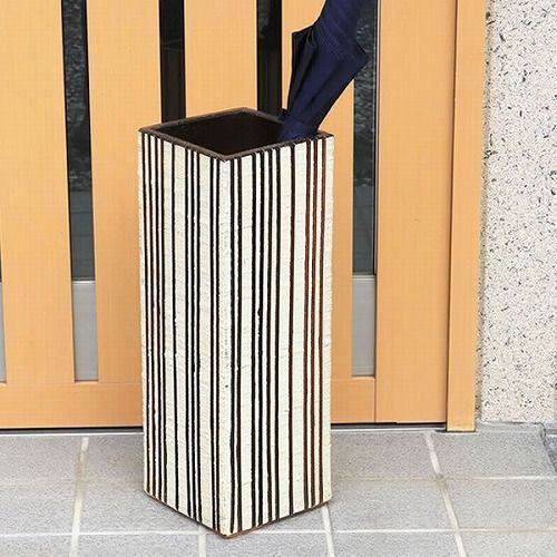 石の傘立て 御影石 石 傘立て(石製品) 国産白御影石 【umbrella stand