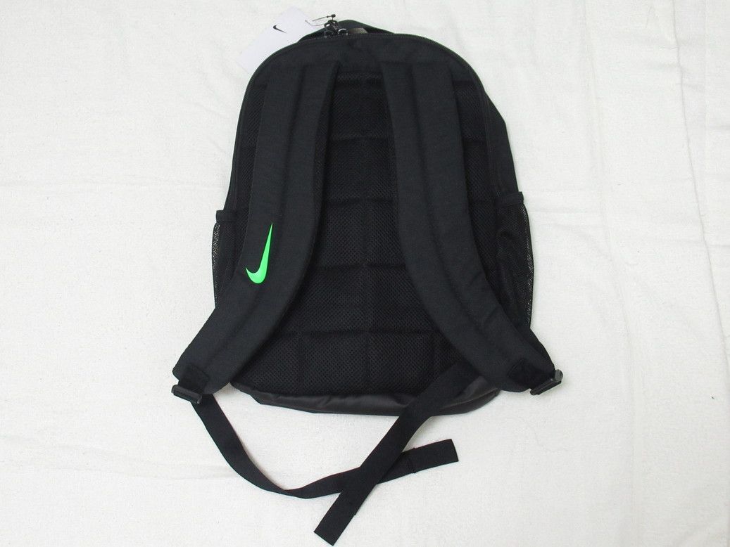 NIKE バックパック スウッシュ ブラック グリーン 18L ナイキ リュック