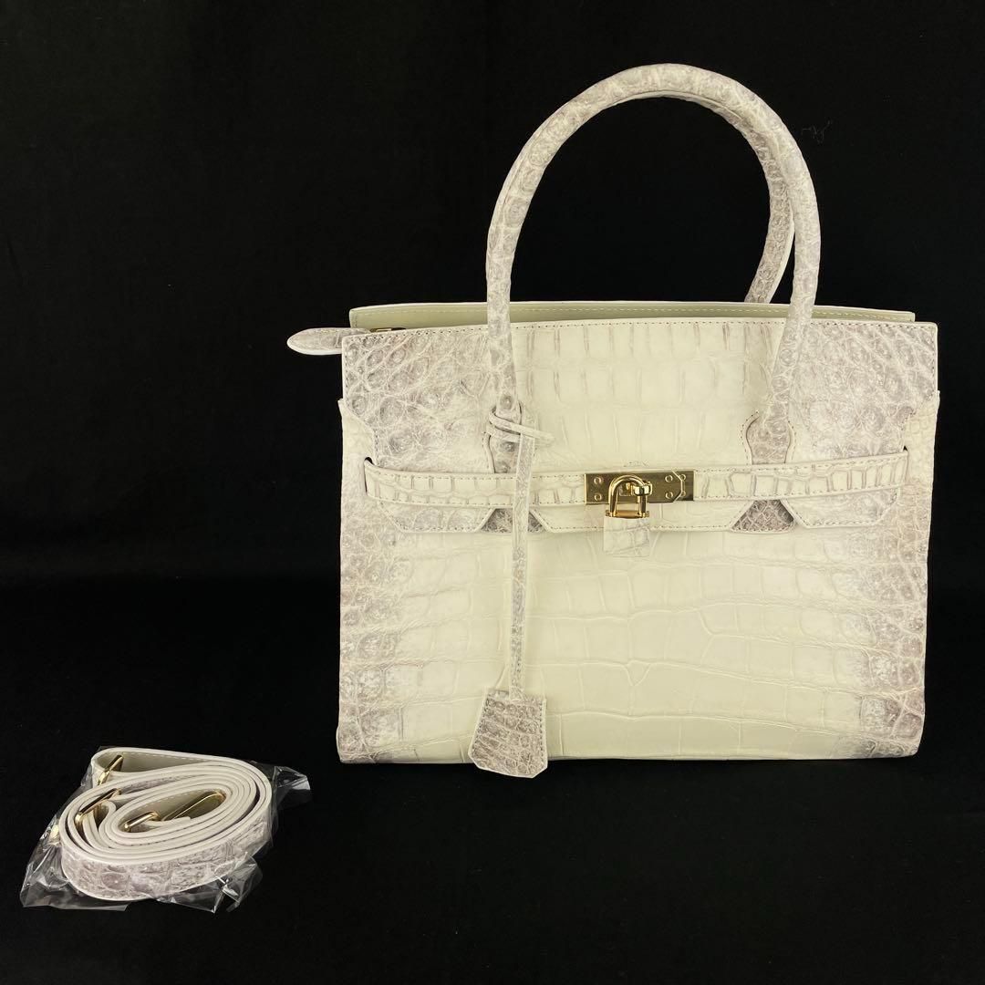 特別価格】高級 レア ヒマラヤ クロコダイルバッグ TK35③ - メルカリ 