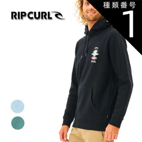 種類1：BELLS BLUE/L 【RIPCURL/リップカール】CFEGL9 SEARCH ICON HOOD プルオーバーパーカー メンズ レディース