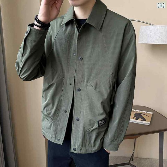 [L]メンズ 服 シンプル ファッション オシャレ 大人 かっこいい 大きいサイズ ストリート 紳士服 ビジネス ジャケット 黒 エグゼクティブ 襟 シンプル