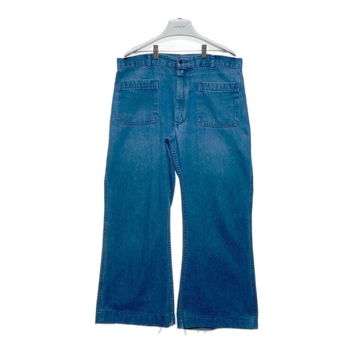 USN ﾃﾞﾆﾑ ｾｰﾗｰﾊﾟﾝﾂ 29 ﾃﾞｯﾄﾞｽﾄｯｸ 60s ﾝﾃｰｼﾞ