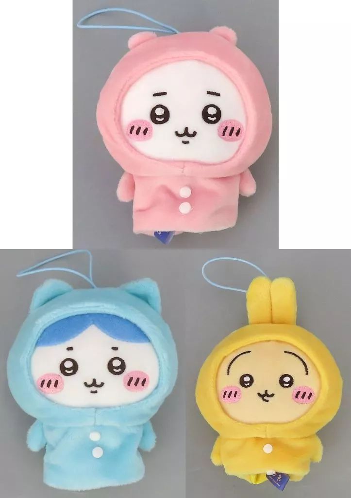 中古】雑貨 全3種セット 指先パペット～パジャマパーティー～ 「ちいかわ」