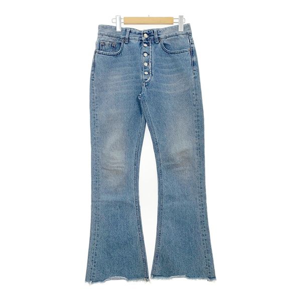 MM6 Maison Margiela カットオフフ ジーンズ S52LA0079 デニムパンツ レディース サイズ42 インディゴ メゾンマルジェラ DL15242
