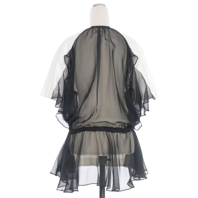 サカイ sacai 21SS レースドッキング ドローコード Tシャツ