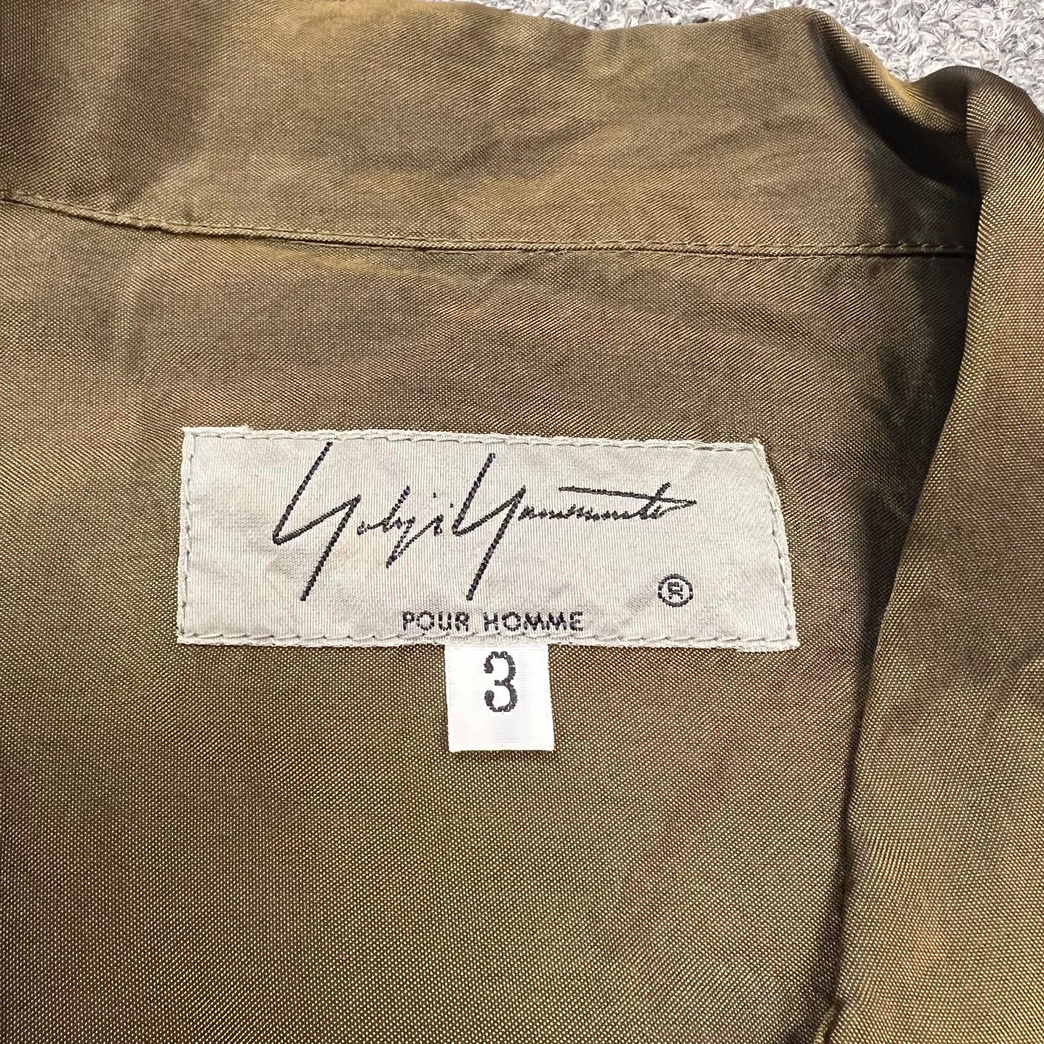 Yohji Yamamoto POUR HOMME 開襟 変形 半袖シャツ Yohji Yamamoto POUR HOMME 開襟 変形 半袖シャツ - メルカリ