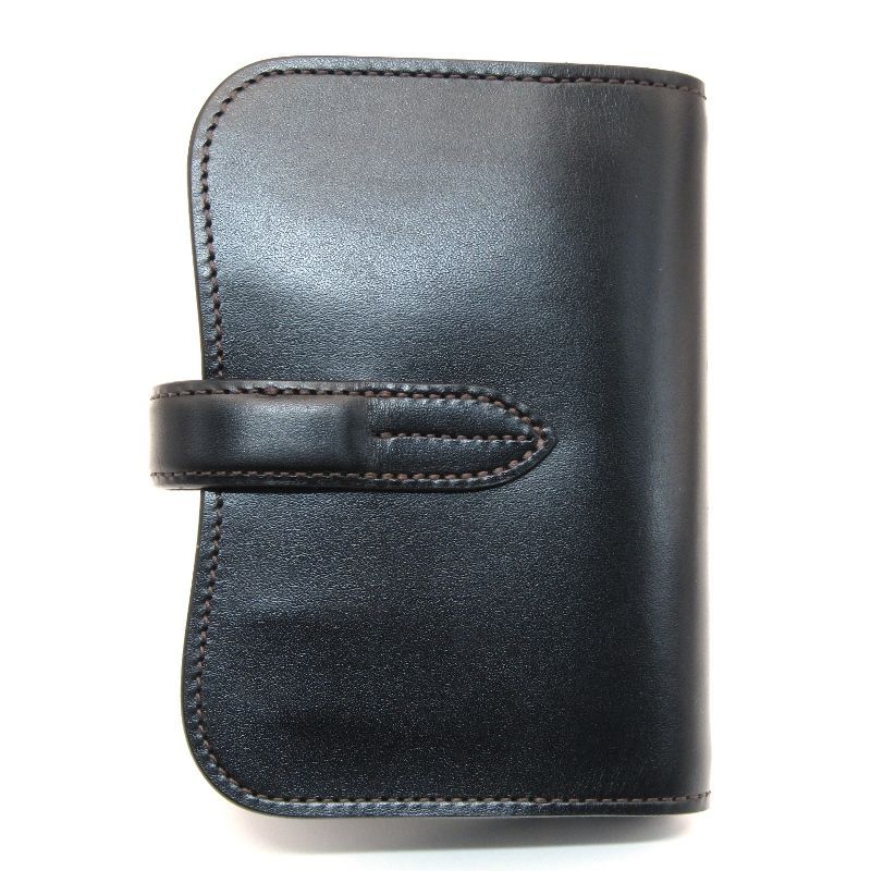 WILDSWANS ワイルドスワンズ 手帳カバー GENESIS サドルプルアップ システム手帳 ジェネシス 6穴 ブラック 黒 80007183