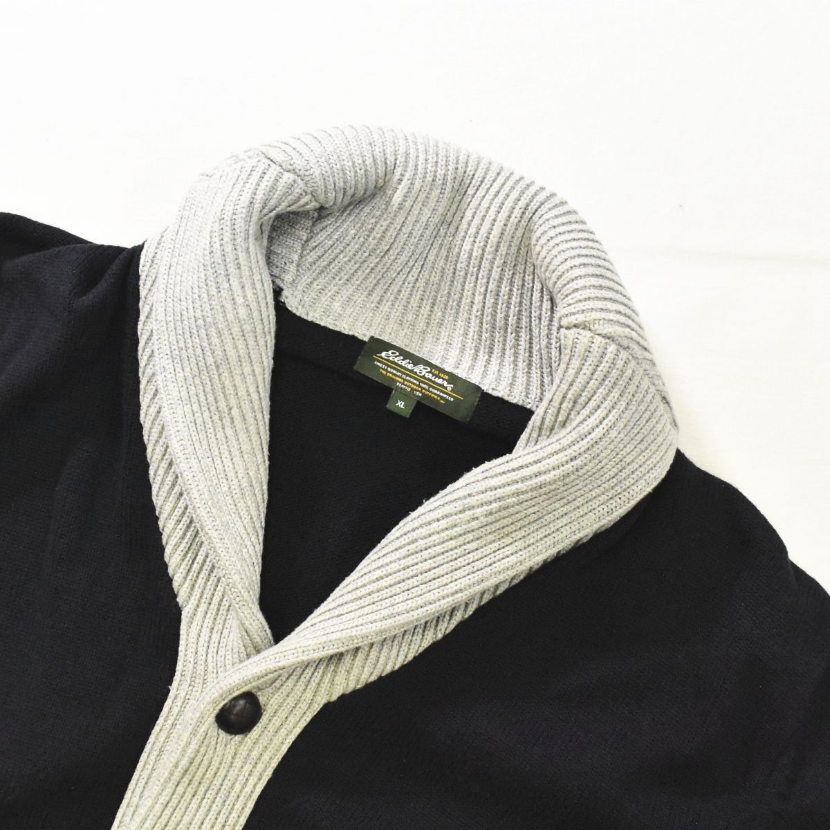 美品】 【定番】 エディーバウアー Eddie bauer ショールカラー 