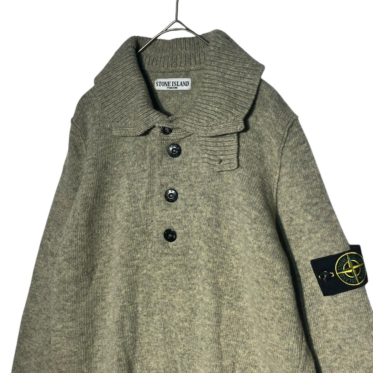 STONE ISLAND(ストーンアイランド) 07AW 2WAY high neck knit polo 