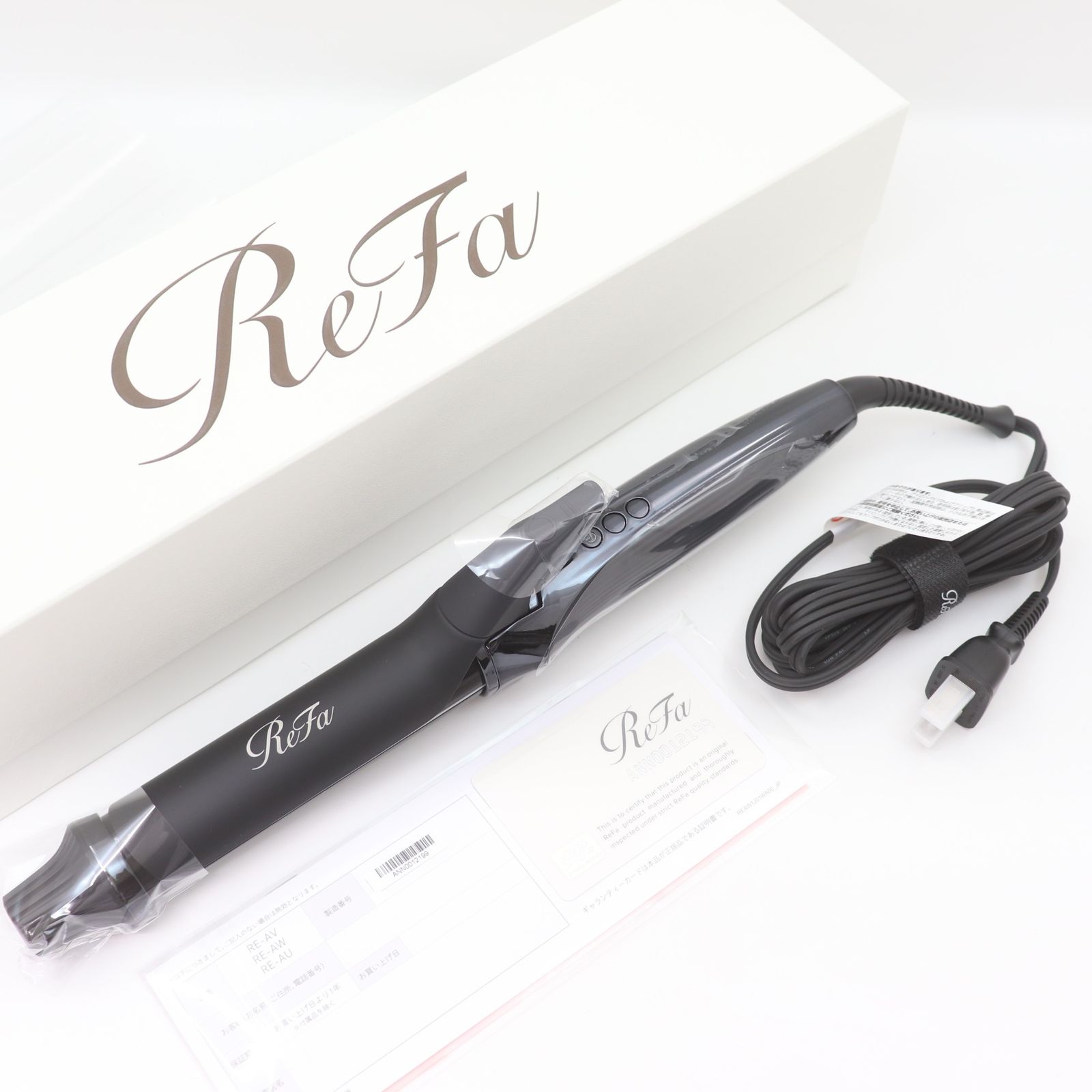IT3SB3MP2BGN 未使用 保管品 ReFa リファ カールアイロン プロ RE-AU-03A ブラック 32mm ヘアアイロン ヘアセット 美容家電