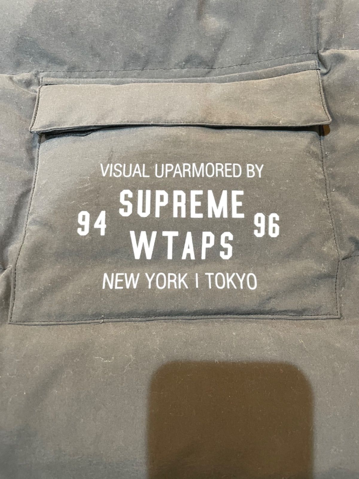 USED】Supreme × WTAPS Tactical Down Vest 