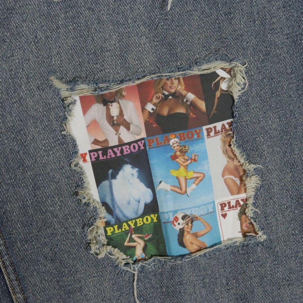 WKNDRS (ウィークエンダーズ) ×PLAYBOY PATCH BAGGY JEANS 