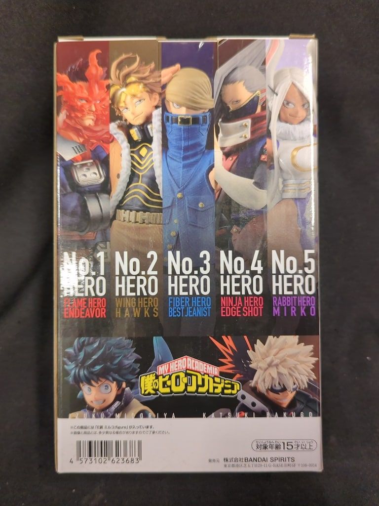 未開封 一番くじ ヒロアカ The Top5 ホークス ベストジーニスト ミルコ 未開封 一番くじ ヒロアカ The Top5 ホークス ベストジーニスト