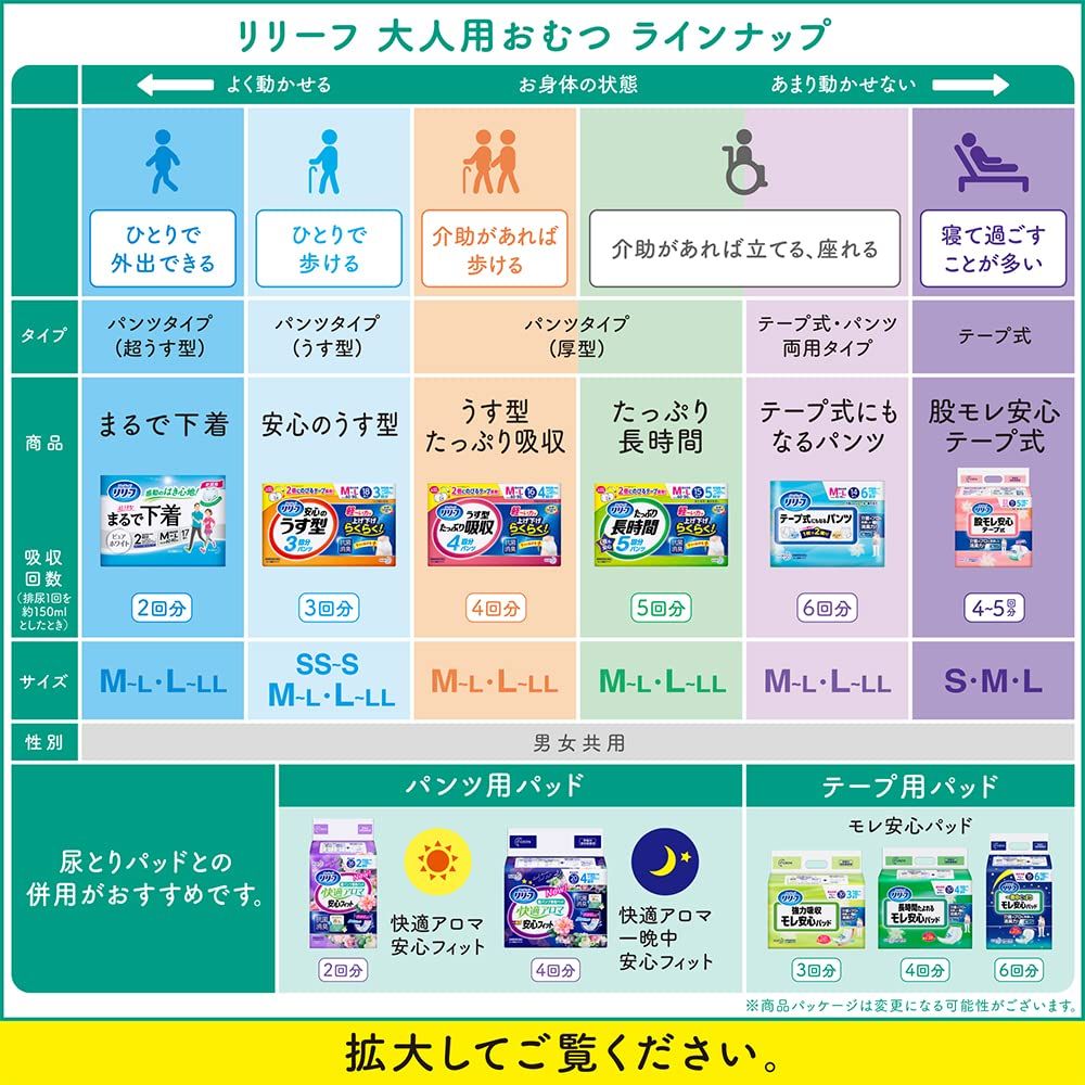リリーフパンツ うす型