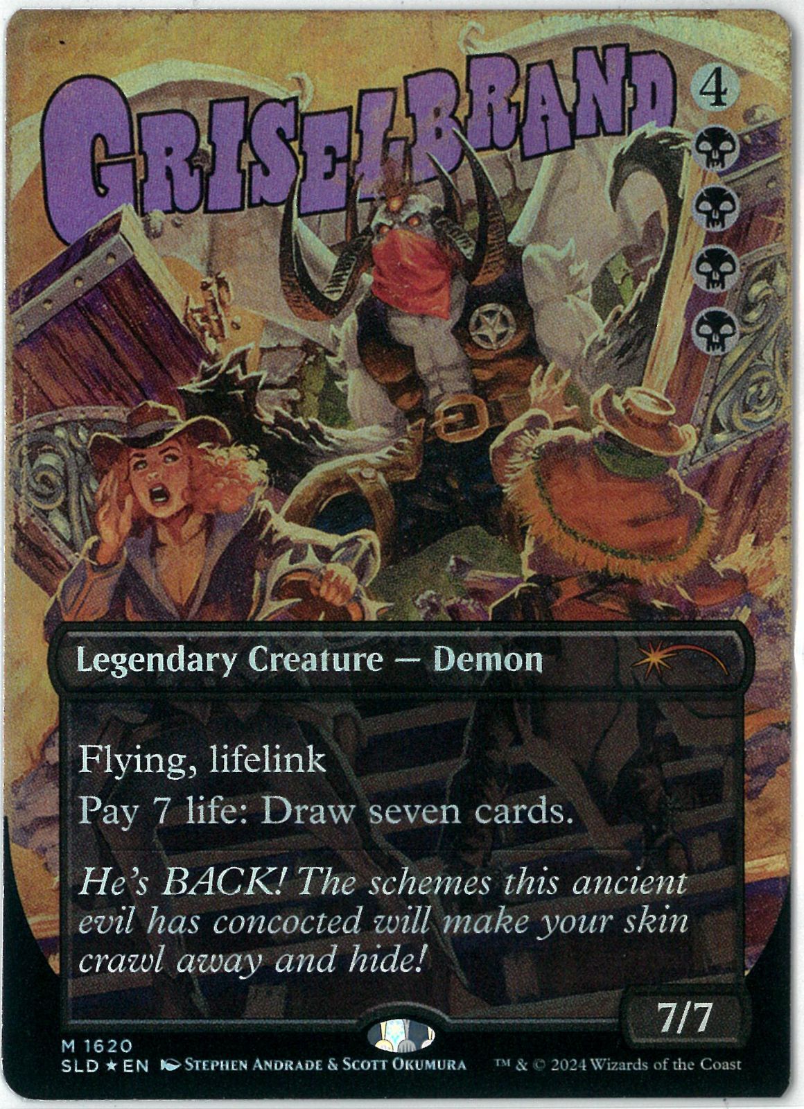 FOIL/MTG/英語版/グリセルブランド/Griselbrand/Secret Lairs/Outlaw Anthology Vol. 1: Rebellious Renegades/SLD