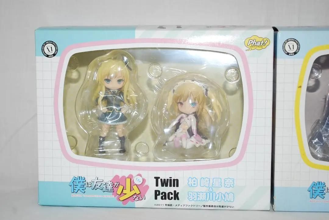 Twin Pack 僕は友達が少ない　フィギュア　未使用品 新品 未開封品 僕は友達が少ない 柏崎星奈&羽瀬川小鳩 三日月