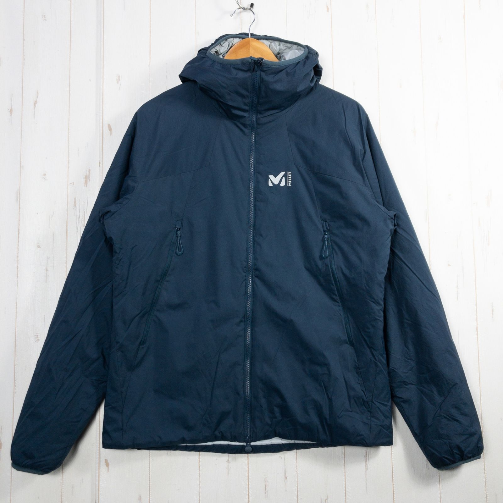 MILLET ネイビーダウンジャケット L ミレー MILLET ミレー メンズ Lサイズ グリーン トリロジー