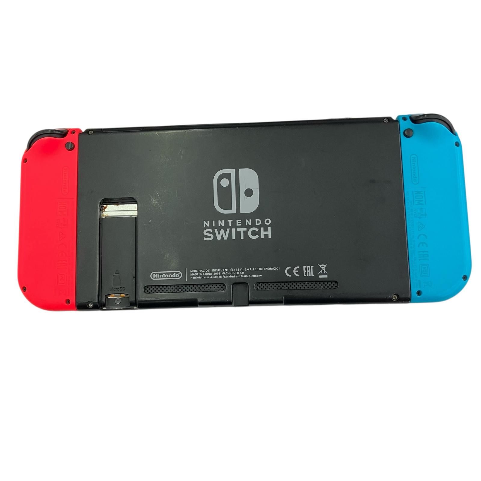 訳あり ゲーム Nintendo switch ニンテンドースイッチ 本体 ジャンク品 HAC-001 ドック ストラップ ジョイコン付き 任天堂 Nintendo Switch HAC-001 本体 Joy-con グレー