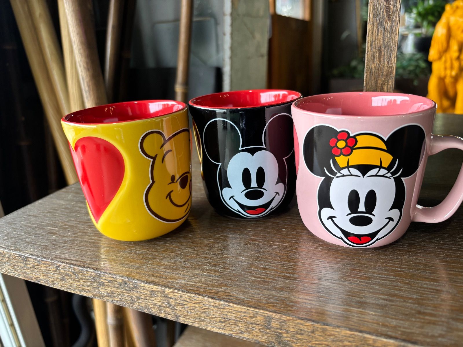 ディズニー マグカップ アイラブミッキー・ミニー・プーさん 3個セット