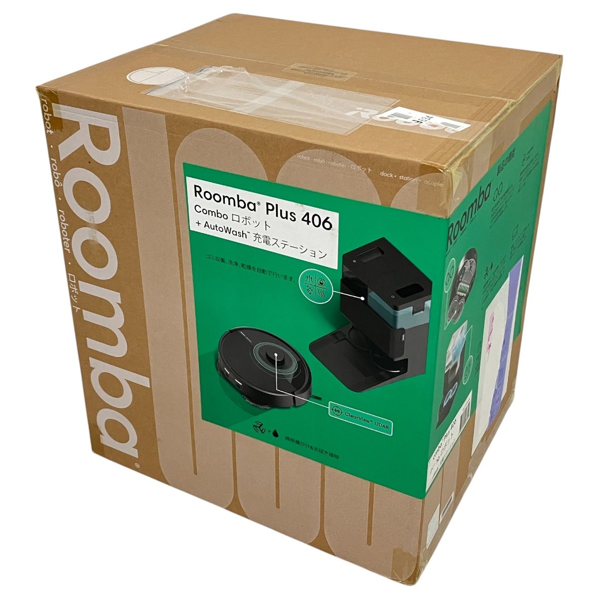 Roomba Plus 406 Combo ルンバ ロボット掃除機 家電 アイロボット 未