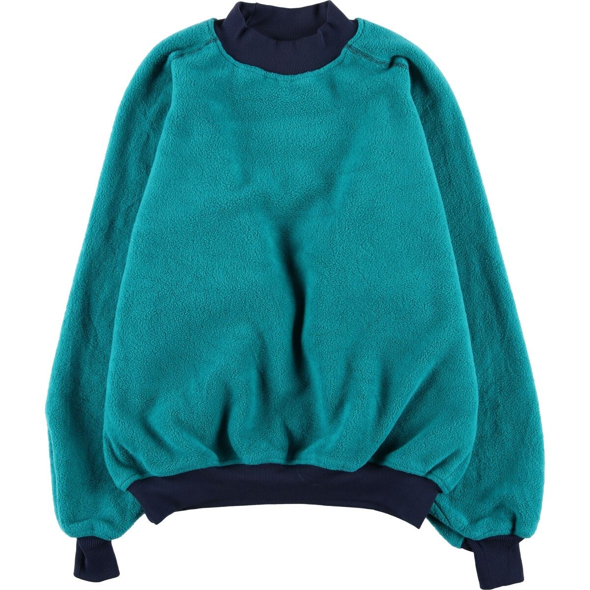 古着 80~90年代 ランズエンド LANDS'END モックネック フリース