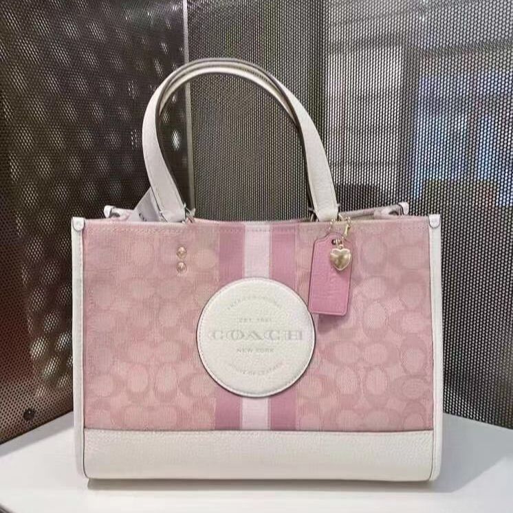 COACH コーチ C7685 ショルダーバッグ デンプシー 22ピンク ハンドバッグ ハートチャーム付き - メルカリ