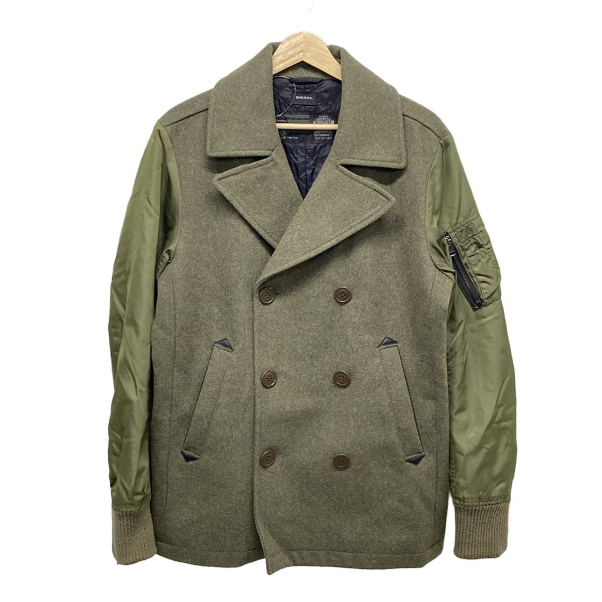 ディーゼル Pコート 極美品】ディーゼル ブレイブマンボタン ウール P
