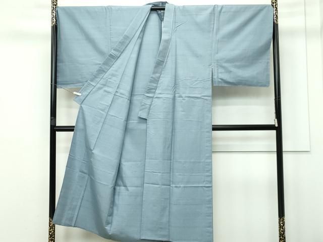 平和屋本店■極上　男性　結城紬　単衣　色無地　豆がら茶色　キングサイズ　反端付き　逸品　未使用　CZAA2603s5 平和屋本店□極上 男性 結城紬 単衣 色無地 豆がら茶色 キングサイズ