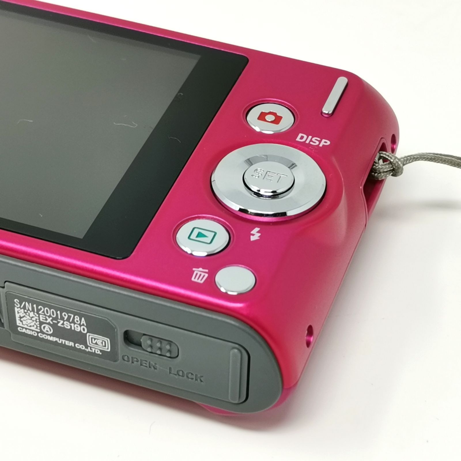 カシオ EXILIM EX-ZS190PK ピンク デジカメ デジタルカメラ 充電器ない