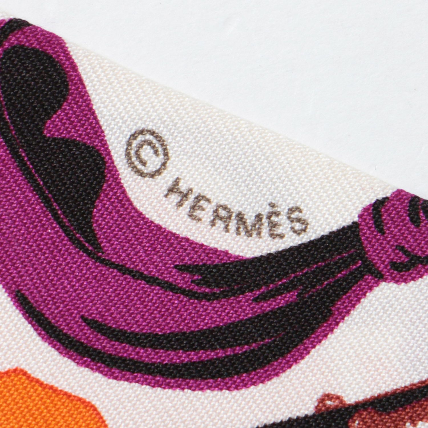 HERMES エルメス ツイリー スカーフ アクセサリー オレンジ リボン 総