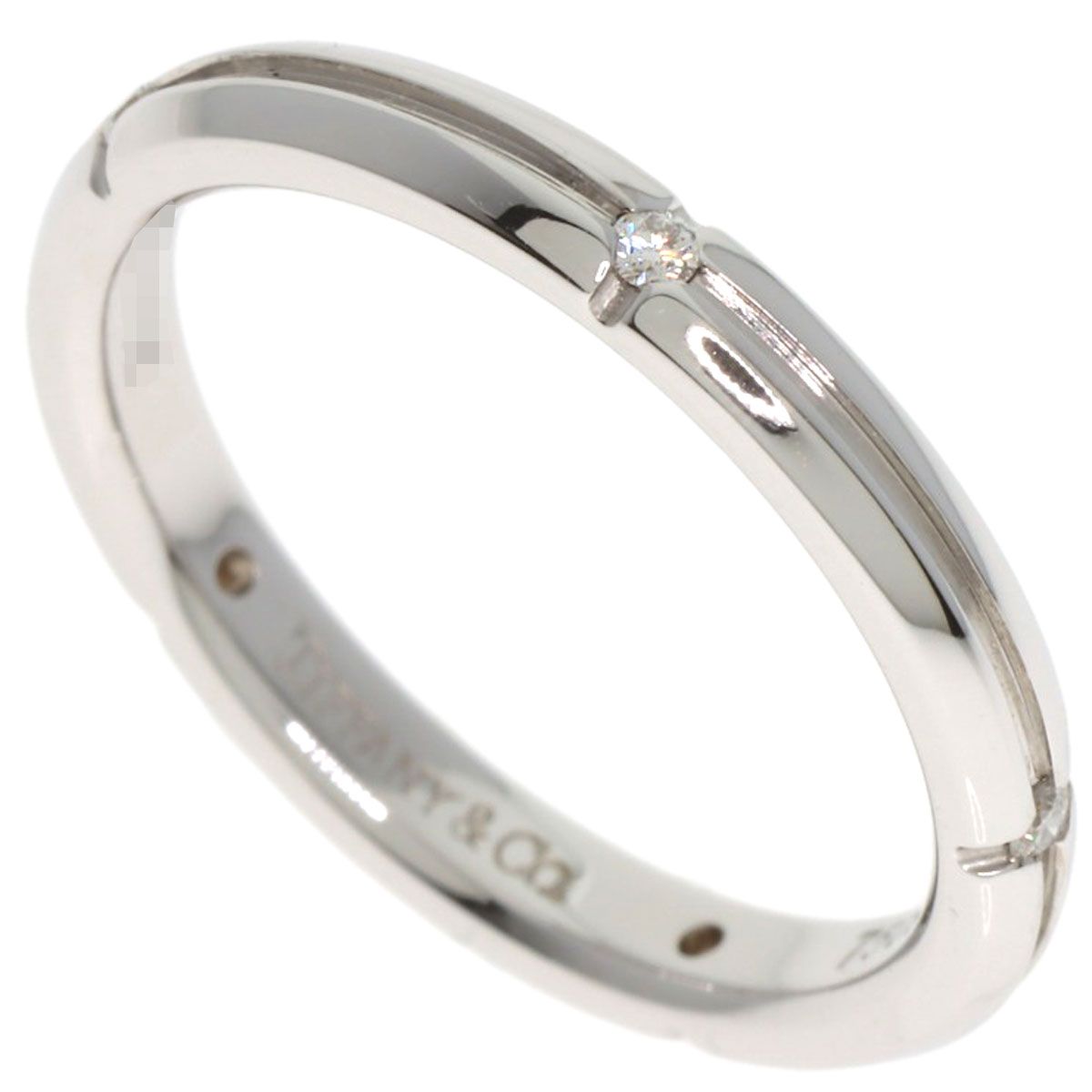 TIFFANY-Co. ティファニー ストリーメリカ 5P ダイヤモンド リング 指輪 K18WG レディース