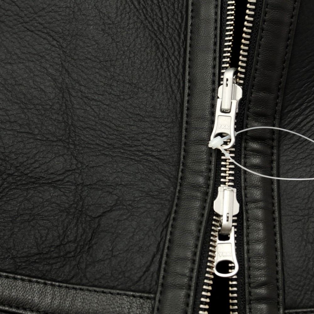 中古】コス COS 2023年秋冬 ラムレザー ボア リバーシブル レザー  