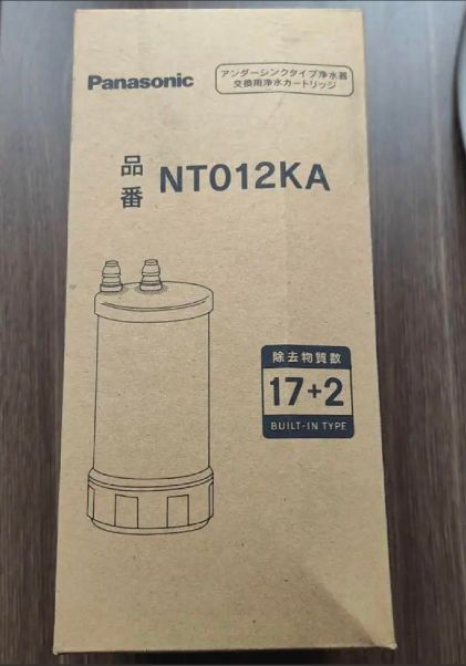 NT012KA パナソニックPanasonic アンダーシンク浄水器交換カートリッジ - メルカリ