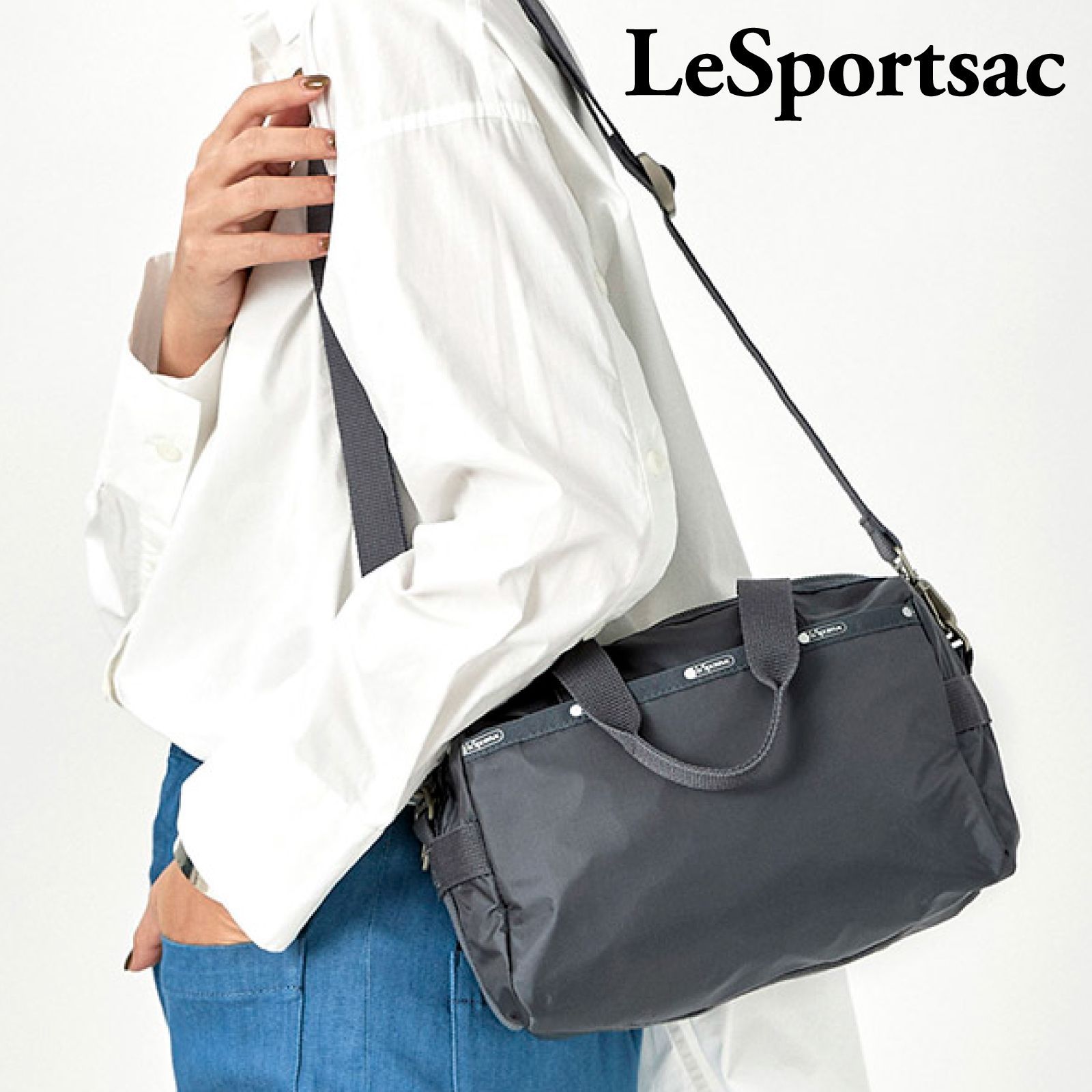 美品】LeSportsac レスポートサック ショルダーバッグ ハンドバッグ 