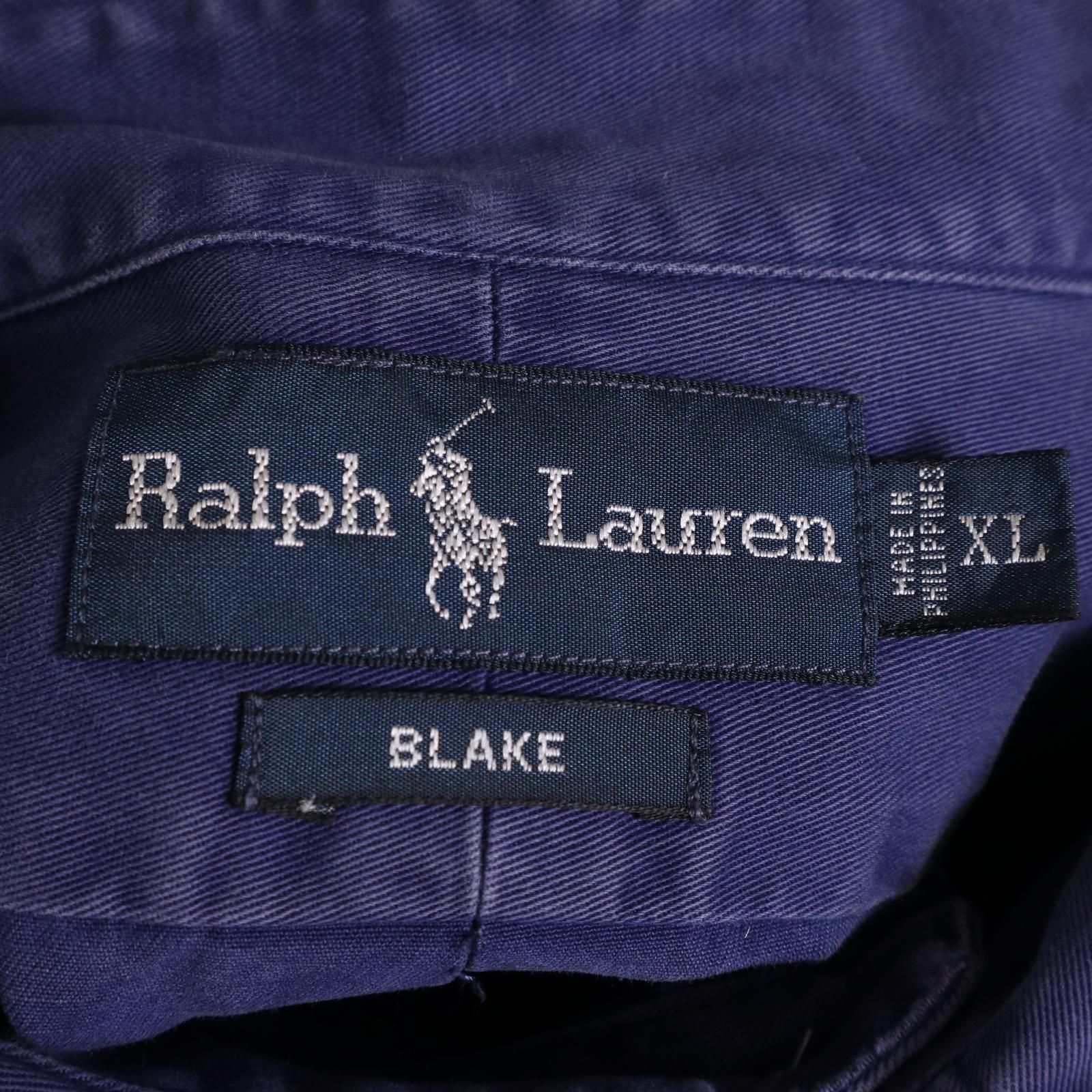 RALPH LAUREN/ラルフローレン BLAKE ポニー刺繍 ボタンダウン 長袖シャツ 無地【ADF4T00603】