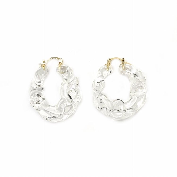 Mame Kurogouchi マメクロゴウチ Glass Round Earrings ガラスラウンドピアス クリア 1 MM22FW-AC315  - メルカリ