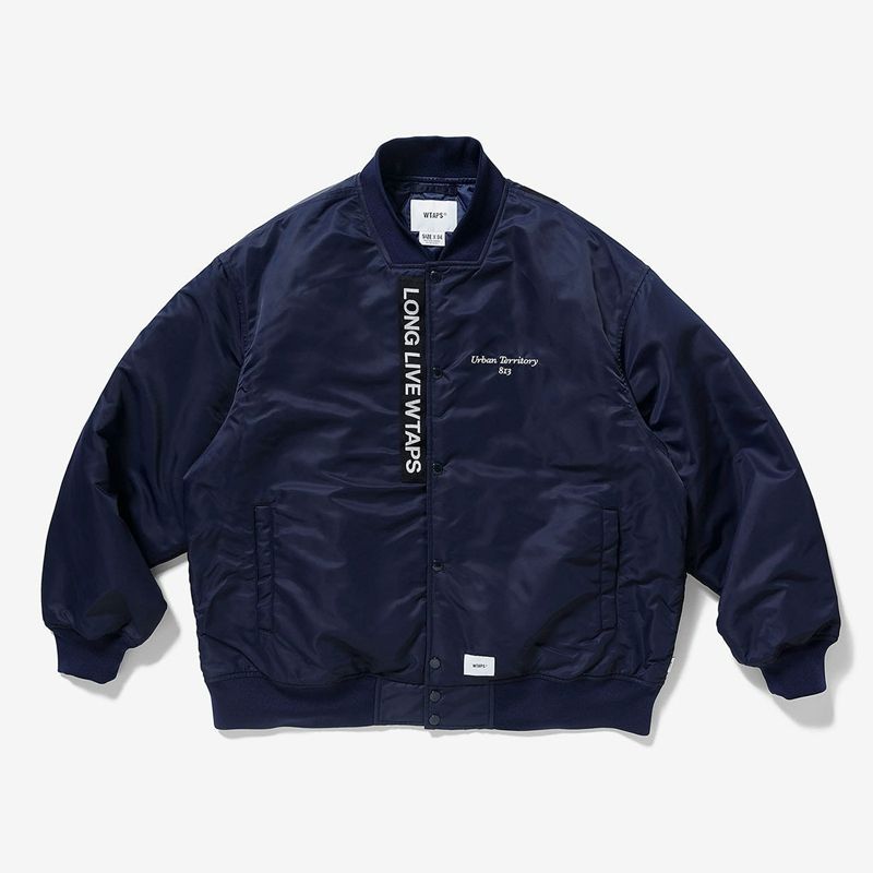 ネイビー/L】WTAPS TEAM JACKET NYLON UT813 - www.sorbillomenu.com