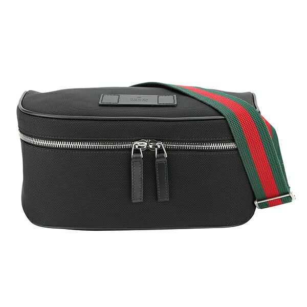 グッチ テクノキャンバス ウエストバッグ ボディバッグ 黒 新品 グッチ GUCCI ウエストバッグ・ボディバッグ テクノキャンバス