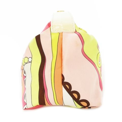 EMILIOPUCCI　エミリオプッチ　ポーチ　ミニハンドバッグ　総柄　ナイロン エミリオプッチ EMILIO PUCCI ポーチ ワンハンドル ナイロン
