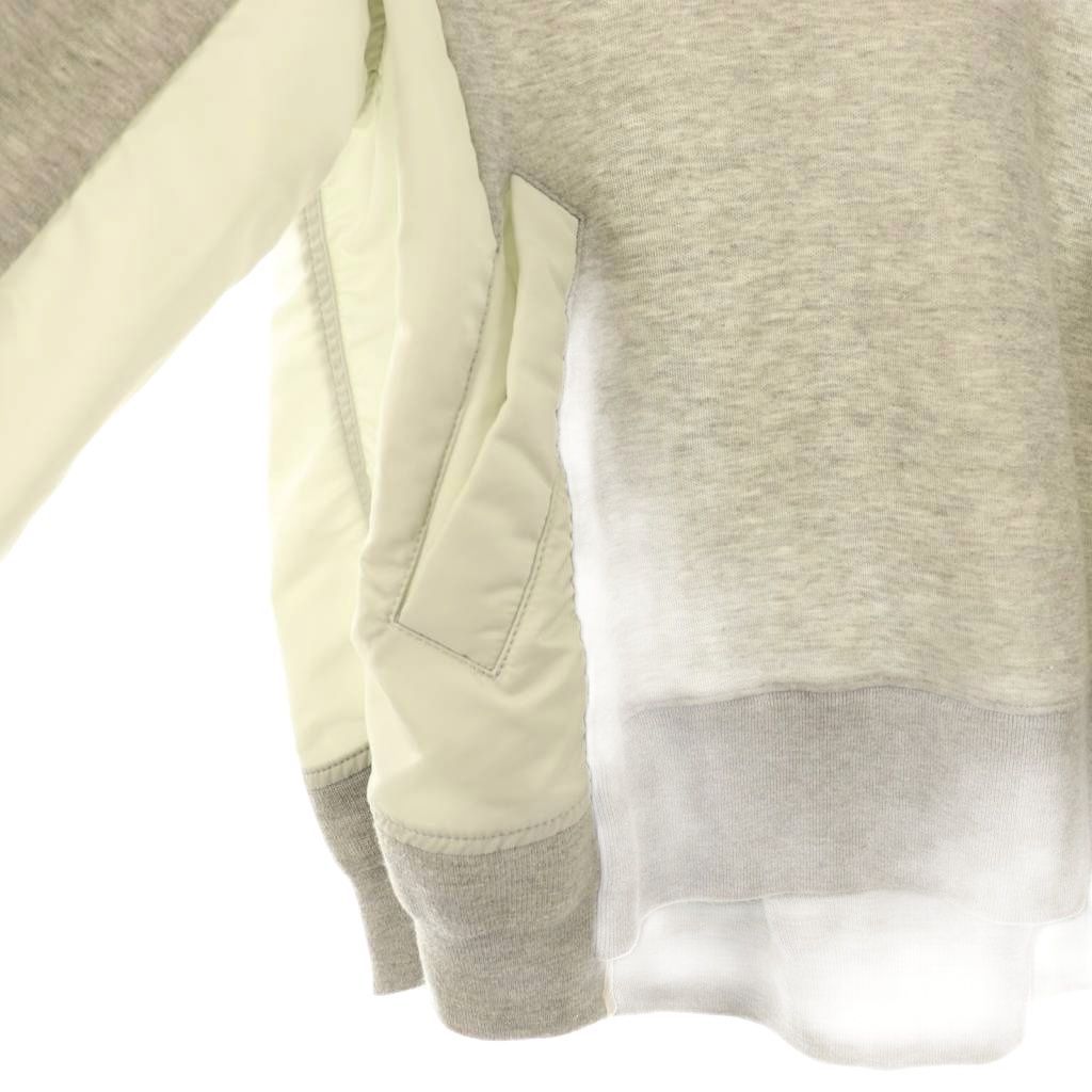 サカイ sacai Nylon Twill Mix Pullover スウェットプルオーバー