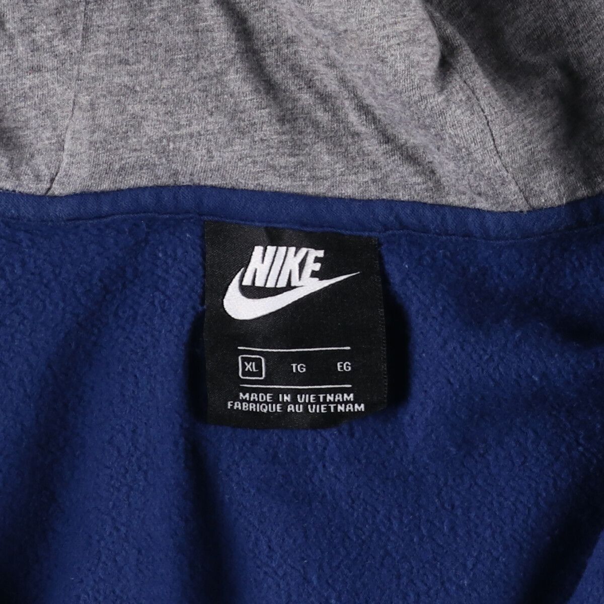 NIKE - 古着 ナイキ NIKE スウェットフルジップパーカー レディースXL相当 /eaa496435 NIKE 古着 ナイキ スウェットフルジップパーカー レディースXL