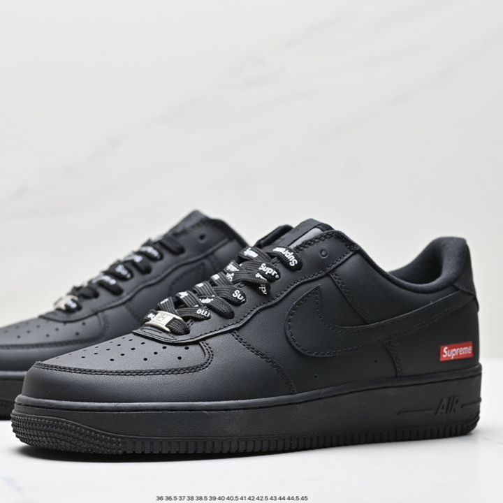 Supreme x NIKE AIR FORCE 1 LOW BLACKシュプリーム ナイキ エアフォース1ロー ブラック スニーカー - メルカリ