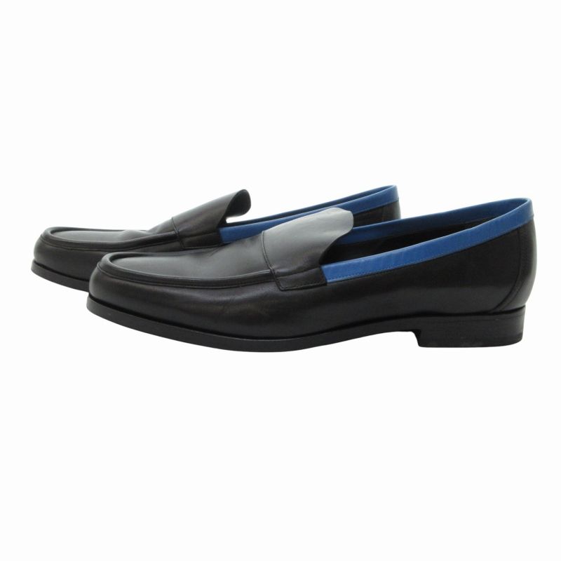 PIERRE HARDY 黒/青 ローファー ピエールアルディ PIERRE HARDY 美品 レザー ローファー