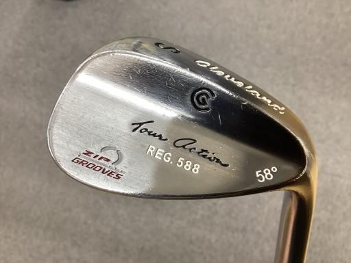★クリーブランド ツアーアクション 588 ZIP GROOVES★58度★ 中古】 クリーブランド TOUR ACTION 588 ZIP GROOVES 58°/08