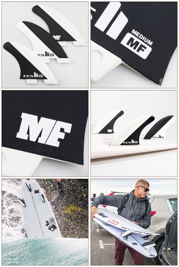 FCS II MF サーフボードフィン 3枚セット FCS II MICK FANNING PG PRO