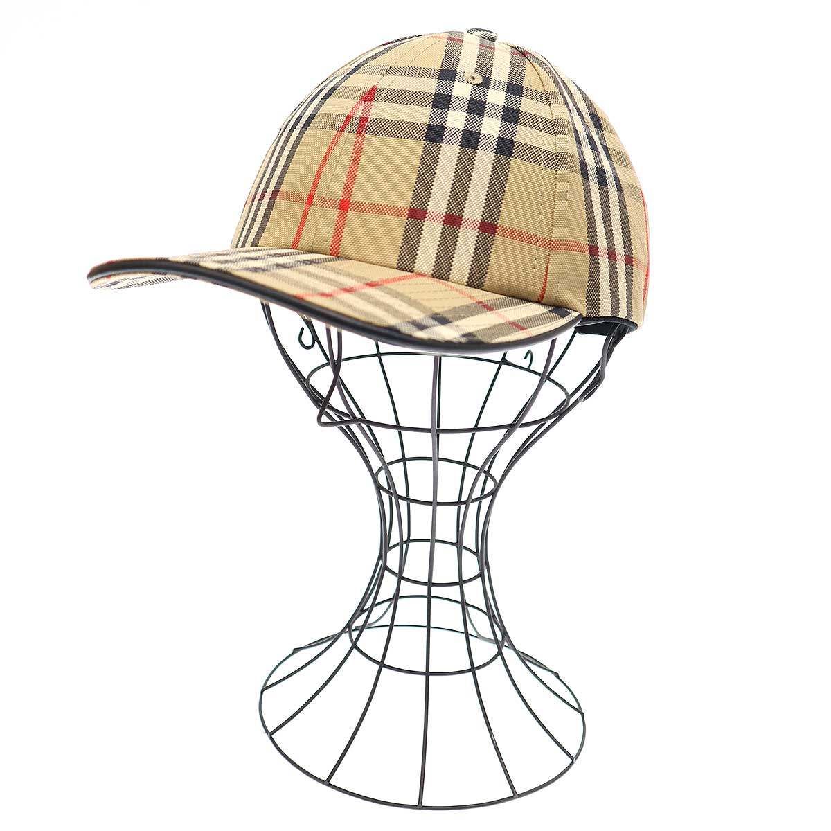 BURBERRY バーバリー ヴィンテージチェックロゴ刺繍ベースボール