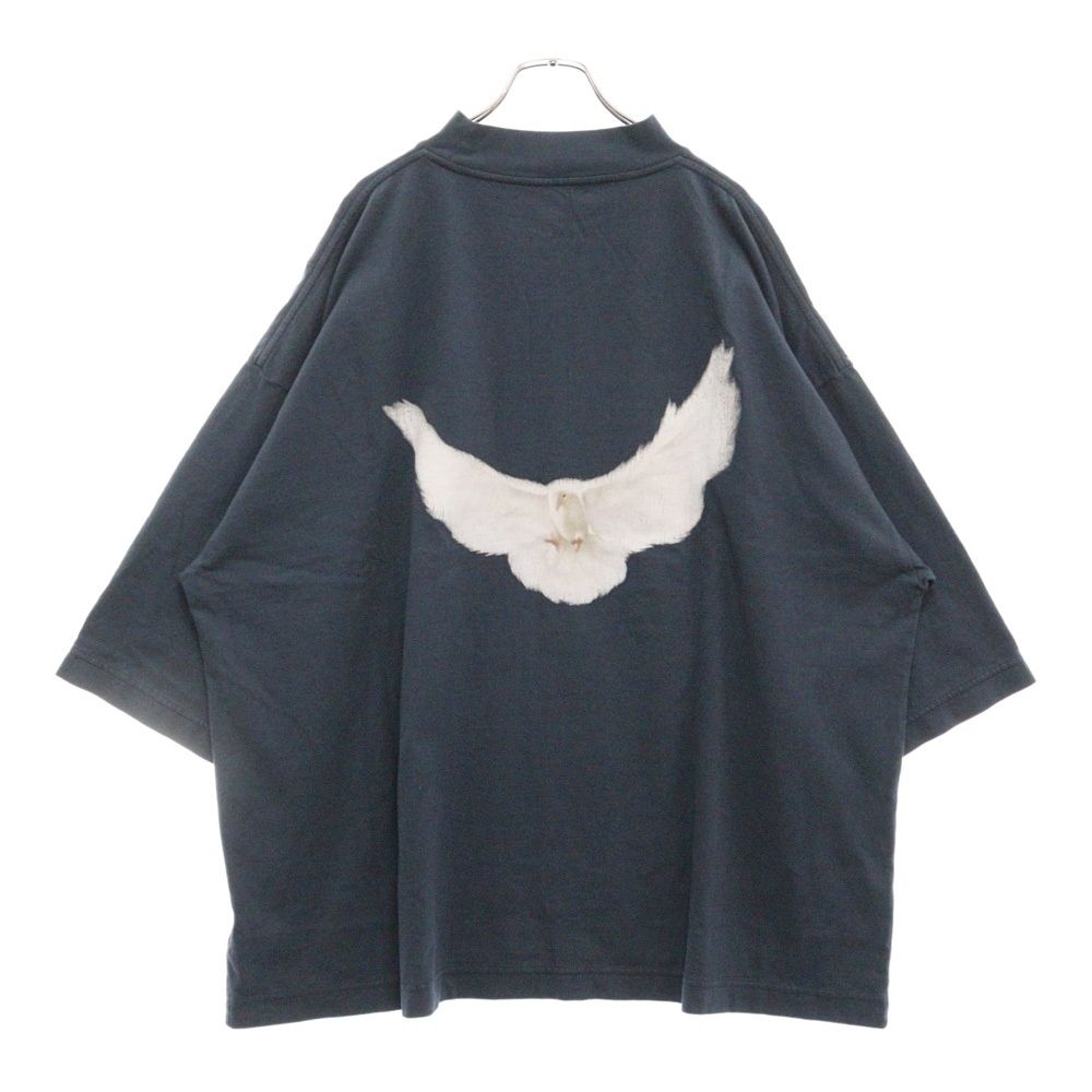 YEEZY GAP イージーギャップ DOVE 3|4 SLEEVE TEE ドーブプリント オーバーサイズTシャツ ネイビー カットソー 471286-04-1