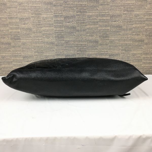 BEAUGRAND/ボーグラン レザー 肩掛け/ハンドバッグ〈黒/BLACK〉bag〕菅