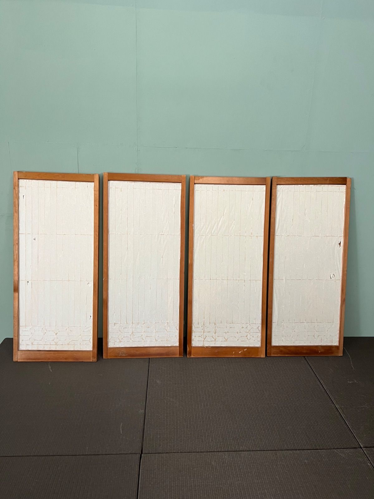  ︎ 日本家屋 蘭丸 セット 昭和 日本 和 障子 虎 木彫り 彫刻 ドア 扉 板戸 障子 住宅設備