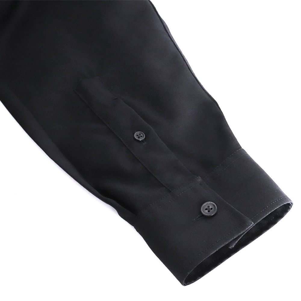 THE ROW kroner shirt Mサイズ ブラック 435W2267 - メルカリ 